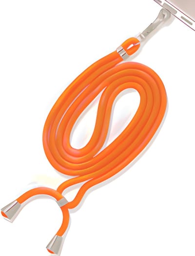 Promiz Universele Telefoonkoord - Telefoon Ketting Universeel - Oranje