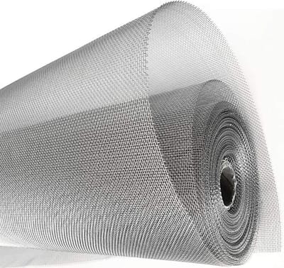 304 roestvrij staal geweven gaas venster scherm - muizen slangen horzels - gemakkelijk te snijden en installeren - 120 x 300 cm 47 x 118