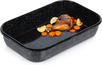 Braadslede Geëmailleerd Rechthoekige 3,4 l, 34x22x6,5 cm - Ovenschaal - Braadpan