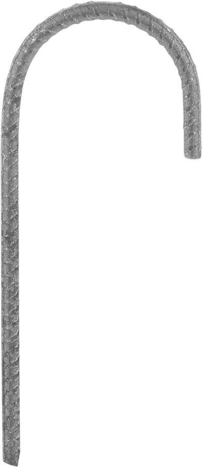 10x Grondanker staal 8mm 20cm Verzinkt