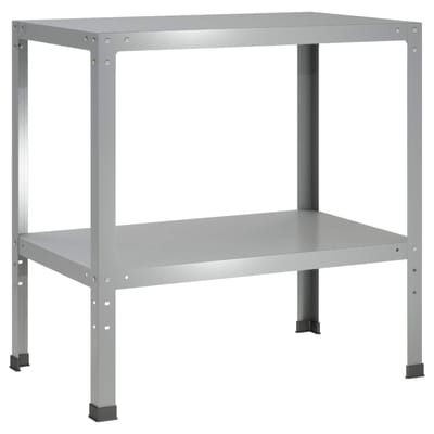 vidaXL - Planttafel - 100 - x - 50 - x - 80 - cm - Gegalvaniseerd - staal - zilver