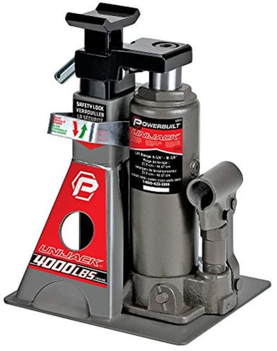 Compacte 2 Ton Hydraulische Flessenkrik en Jackstand voor Auto's en SUV's