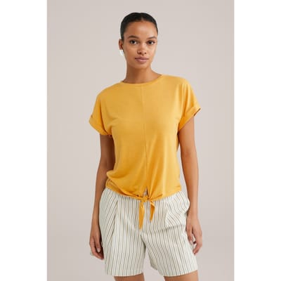 WE Fashion T-shirt Mustard Yellow Taglia: XS | Maglie Sportivi Outlet | Donna | Giallo
