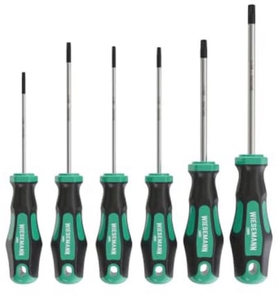 Torx Schroevendraaier Set 6 Delig met Magnetische ENSURE Tip