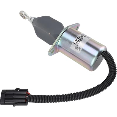 Électrovanne d'arrêt de moteur de remplacement, électrovanne d'arrêt de moteur sensible de haute précision en métal 12 V