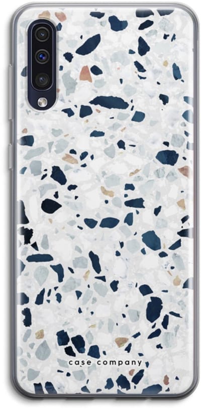 Case Company® - Hoesje geschikt voor Samsung Galaxy A50 hoesje - Terrazzo N°1 - Soft Cover Telefoonhoesje - Bescherming aan alle Kanten en Schermrand