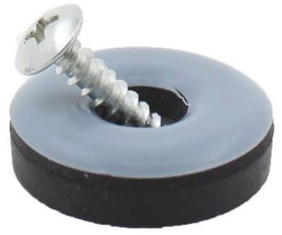 38 mm Ronde Schroef-in PTFE Teflon Meubelglijders - 4 Stuks voor Vloerbescherming