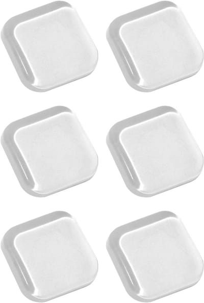 Deurklinkstoppers 6 Stuks - Muurstickers Beschermers - Schade Voorkomen - Zonder Boren - Transparant Siliconen - Transparant
