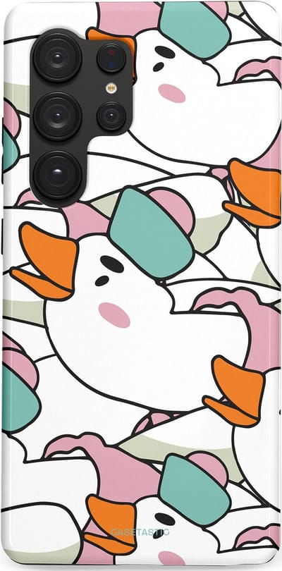 Casetastic Hoesje Geschikt voor Samsung S25 Ultra - Stijlvolle Beschermende Duo-layer Case - Gansmatroos