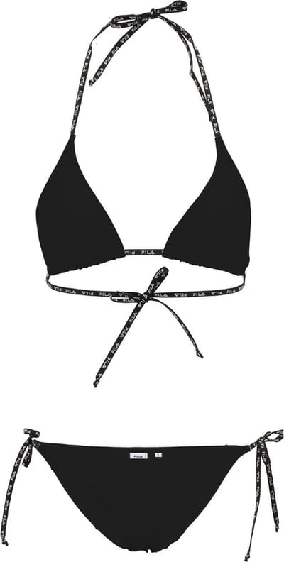 Fila damesbikini Sibu driehoekige bikini zwart
