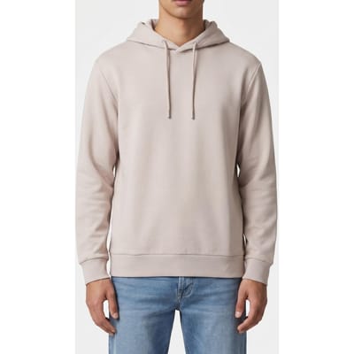 Reiss Ls Interlock Hoodie Taupe Size: M | Hoodies Outlet | Heren | Beige