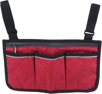 Waterdichte Zijtas voor Rolstoel en Kinderwagen - Veilige Opbergruimte met Reflectie