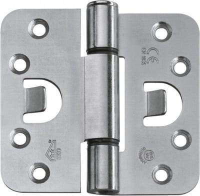 BSW veiligheidsscharnier Protect 818, afgeronde hoek, verzinkt, 89x89mm, ongemonteerd, SKG**