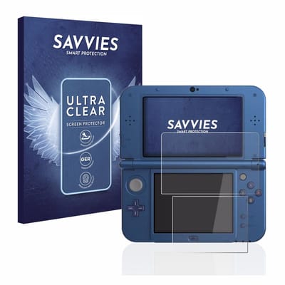 Savvies - Screenprotector voor Nintendo New 3DS XL - Folie Beschermfolie transparant 18 Stuks