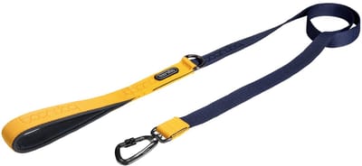 Boondog Hondenriem 1.4m - Sterke Nylon Riem - Comfortabele Grip - Lichtgewicht Karabijnhaak - Voor Dagelijks Gebruik - Navy - Maat S