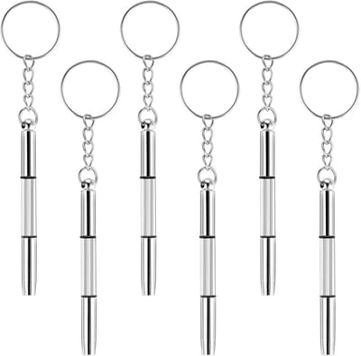Mini-glazen Schroevendraaier Set - 3-in-1 Roestvrijstalen Precisie Schroevendraaiers voor Elektronica, Brillen en Sieraden