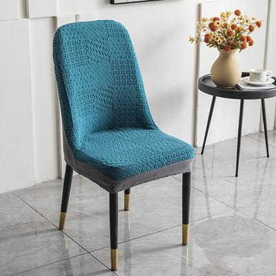 elastische stoelhoezen voor eetkamer boogstoel hoes rekbaar wasbaar afneembare keukenstoel hoezen beschermer 1-Pcs