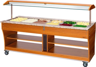 Bartscher | Buffetwagen, warm, 6x 1/1 GN | 125624