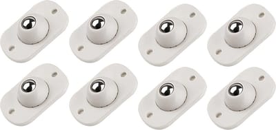 WiseGoods Luxe Meubelroller Set - Roller Meubel - Meubeltransporter - Klussen - Rollers Meubels - Meubelglijders - Wonen - 8st Wit