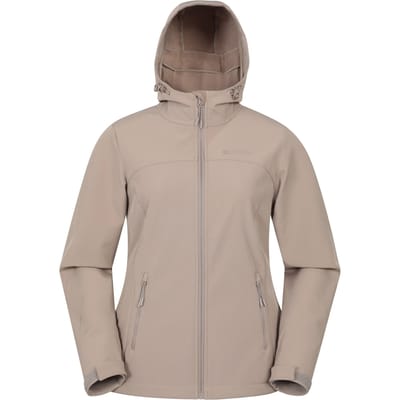 Mountain Warehouse Dames/Dames Exodus waterafstotend softshell jack (Donker Beige)