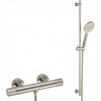 Saqu Lima badmeubel incl. mat grijze keramische waskom 100x51x79cm eiken marcato – mat zwarte greep