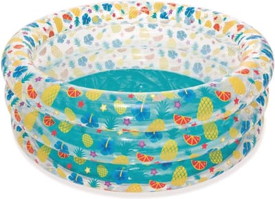 Opblaasbaar Kinderzwembad 150 x 53 cm - Tropisch Speelplezier voor Kinderen