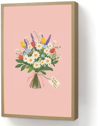 Bloemen - Lint - Kaartje