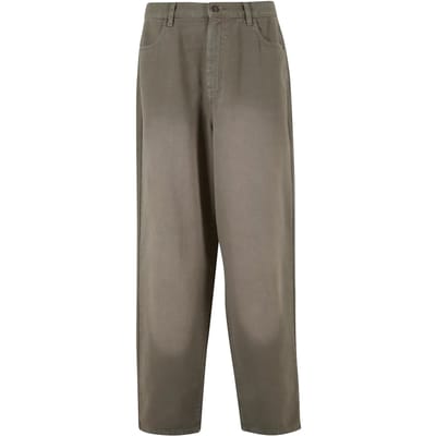 Urban Classics - 90's Jeans Broek rechte pijpen - Taille, 30 inch - Olijfgroen