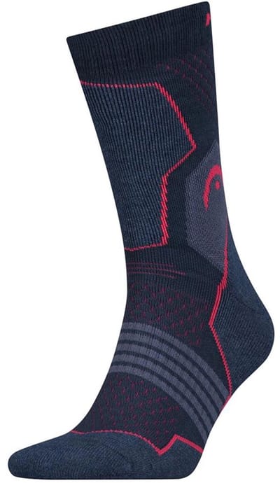 HEAD - 4-Pack - Anatomisch Wandelsokken - Merino Unisex - Heren / Dames - roze - 35-38 - 701219910