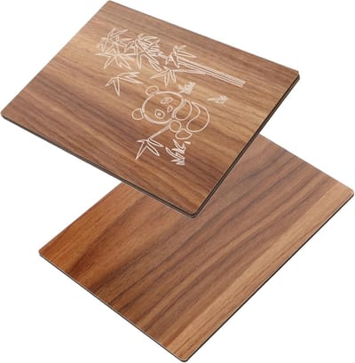 Bloemenpers Set - Planten Persgereedschap - DIY Knutselen - Houten Persplaten - 21 x 16 cm - Bruin