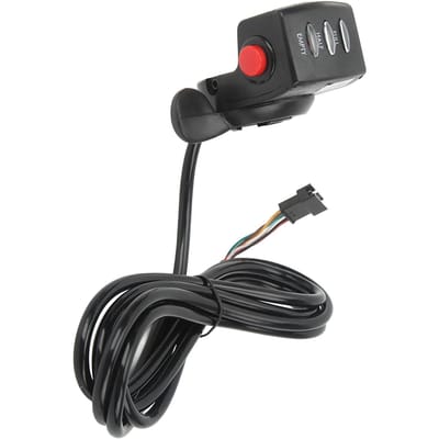 E-bike Gashendel Duurzaam ABS Batterijweergave Stabiele Gevoelige Bediening E-bike Duimgashendel voor Elektrische Fiets 36V gray