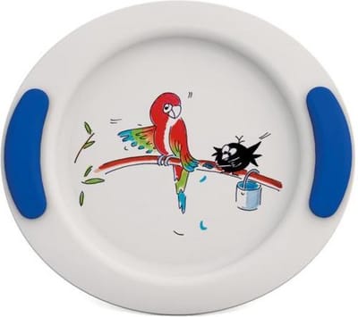 Kinderbord Papegaai - Blauw