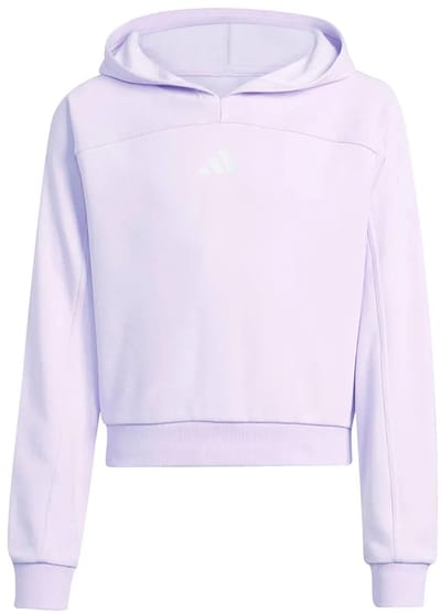 Adidas Holiday Glam Cropped Hoodie Paars 9-10 Years Meisje