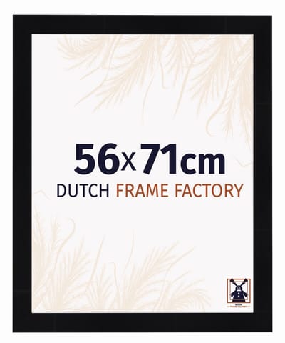 Fotolijst 56x71 cm - MDF - Zwart Hoogglans - Praag