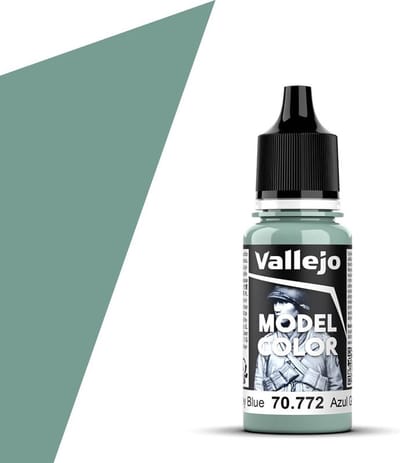 Vallejo Hobbyverf Acrylverf - 70772 Model Color - Medium Grey Blue - Acryl - Verf flesje - 18 ml