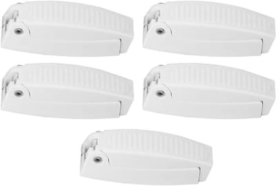 Deurstopper Set - Deursluiters Caravan - Deuren Open Houden - Schokbestendig ABS Materiaal - 6.3 x 2.3 cm - Wit