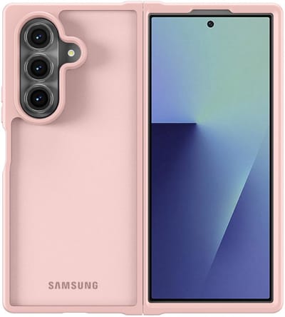 Hoesje Geschikt voor Samsung Galaxy Z Fold 7 - Matte Back Cover - Roze