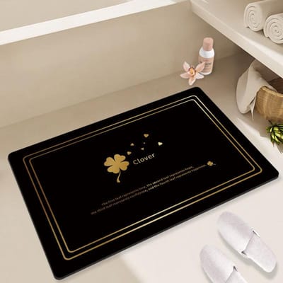 Diatomeeënaarde Mat Entree Deur Vuile Badkamer Antislip Mat Eenvoudig Huishouden Toilet Absorberende Sneldrogende Mat 40 * 60cm