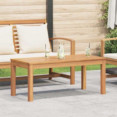 vidaXL - Tafel - Bruin - 95 - x - 45 - x - 40 - cm - Massief - Teakhout