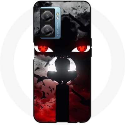 Oppo A77 5G hoesje itachi uchiha naruto anime kunst