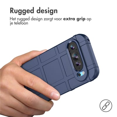 imoshion Rugged Shield Backcover voor de Google Pixel 9 / 9 Pro - Donkerblauw