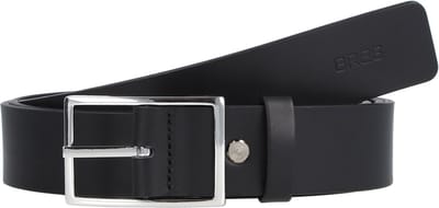 BREE Leren Riem Belt 12 Size 115 W115 Black / Dark Brown Zwart Donkerbruin