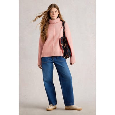 White Stuff Marianne Jumper Dusty Pink Taglia: 16 | Maglioni a maglia Outlet | Donna | Rosa