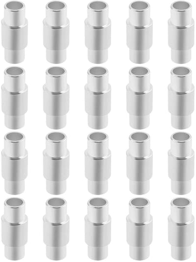 Inline Skates Spacer - Wiel Lager Spacers - Soepeler Bewegen - Aluminium Legering - 20 stuks - Zilver