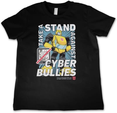 Transformers Kinder-T-shirt Take A Stand Against Cyber Bullies Kids Tee HSB-12-TF1205-DTF559