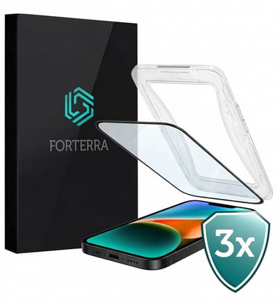 Screenprotector 3 Stuks - Geschikt voor Apple iPhone 14 - Met Installatie Kit - Beschermglas - Gehard Glas - Tempered Glass - Screen Protector