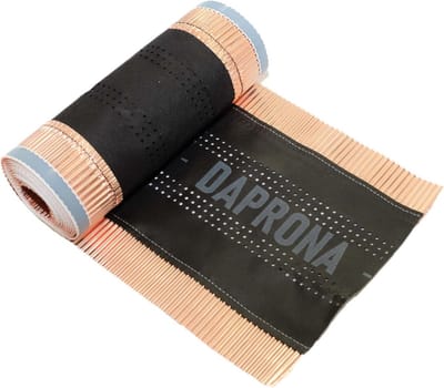 Koperen Nokband 390mm x 5m Rood - Waterdichte en Ventilerende Dakafwerking
