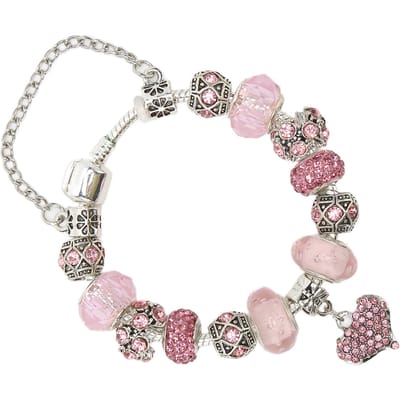 Dames kralen armband Meisjes Dames DIY Valentijnsdag Cadeau Vrouwelijke Accessoires 17cm white