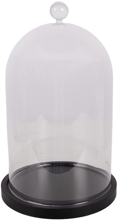 Clayre & Eef Glazen Stolp Ø 14x24 cm Transparant Glas