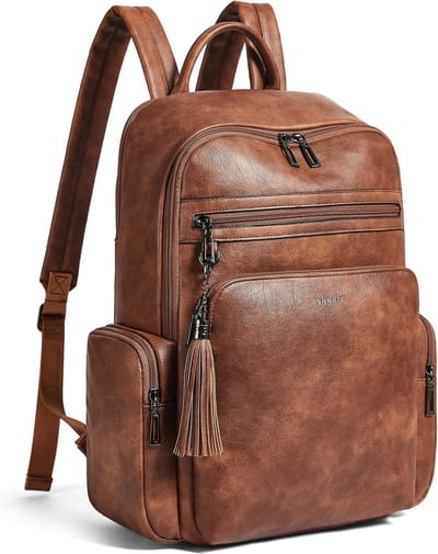 Laptoprugzak vrouwen 16 inch met computercompartiment - stijlvolle design rugzak voor werk en dagelijks gebruik